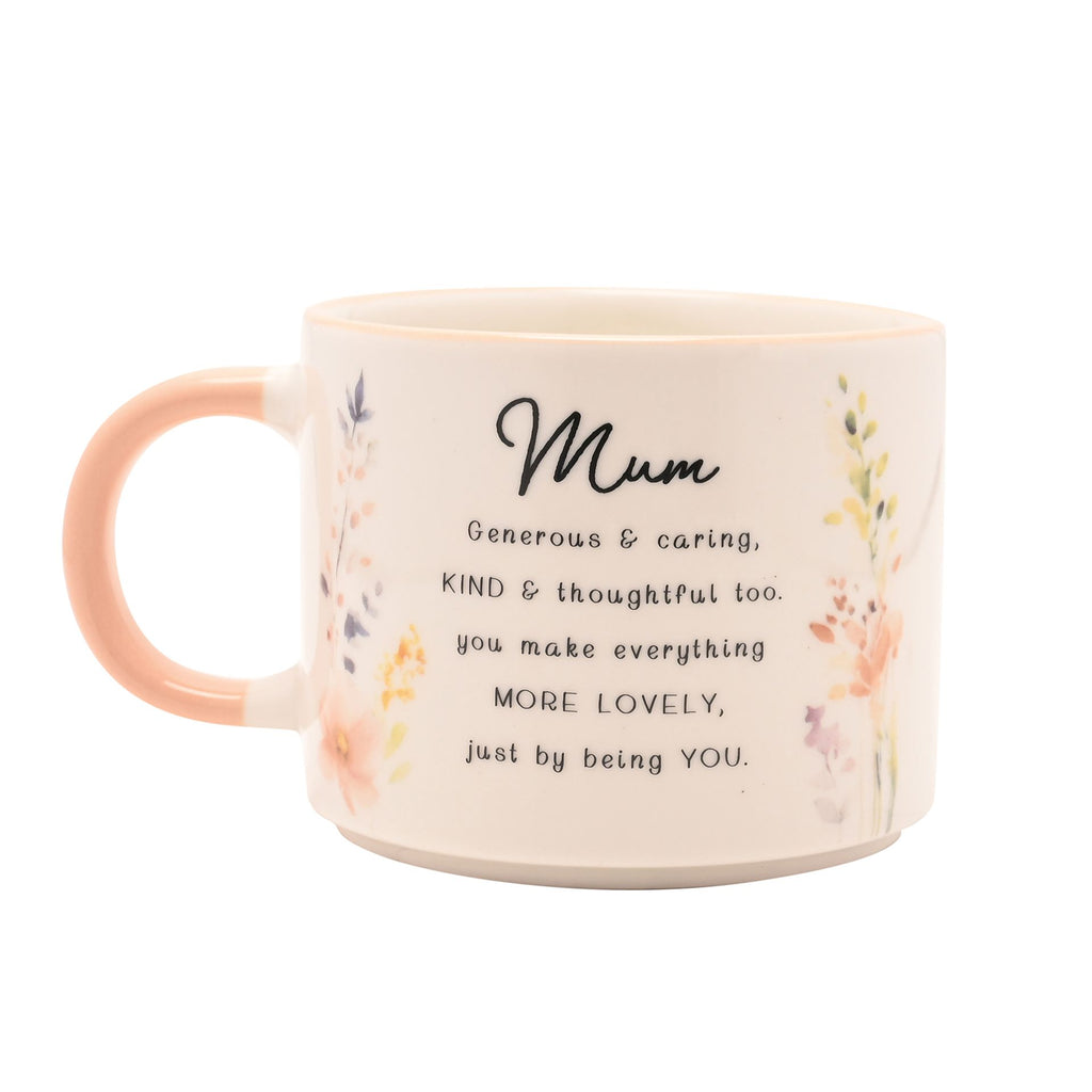 The Cottage Garden Peach Mug - Mum