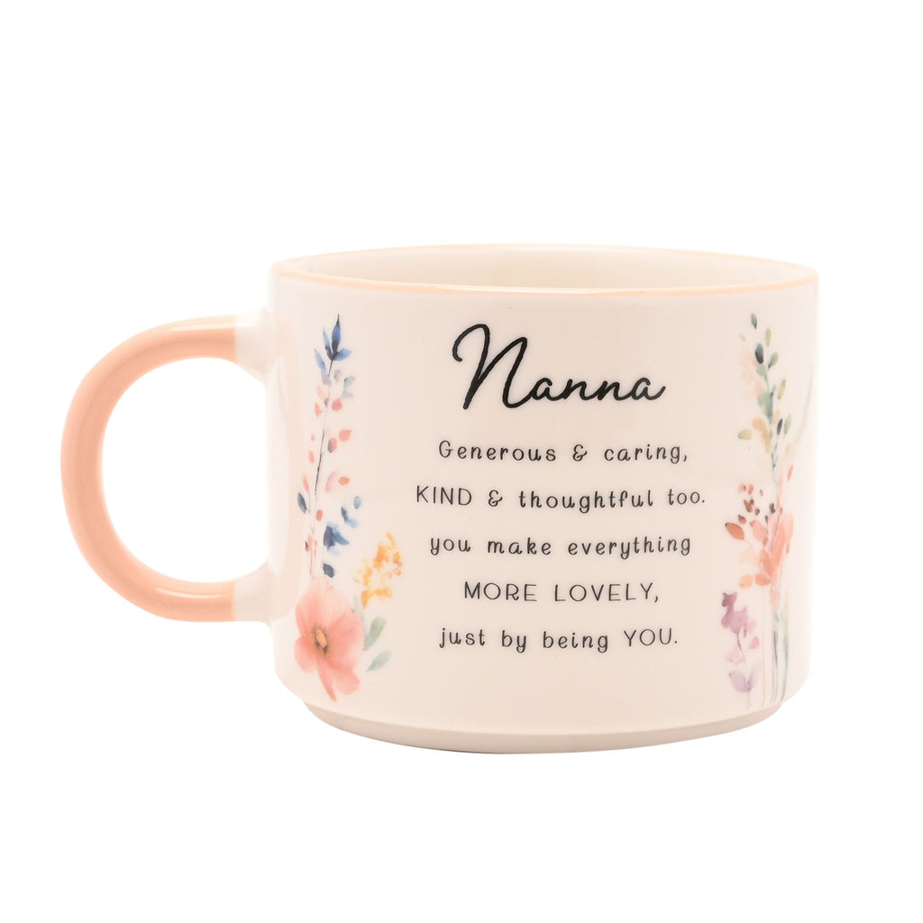 The Cottage Garden Peach Mug - Nanna