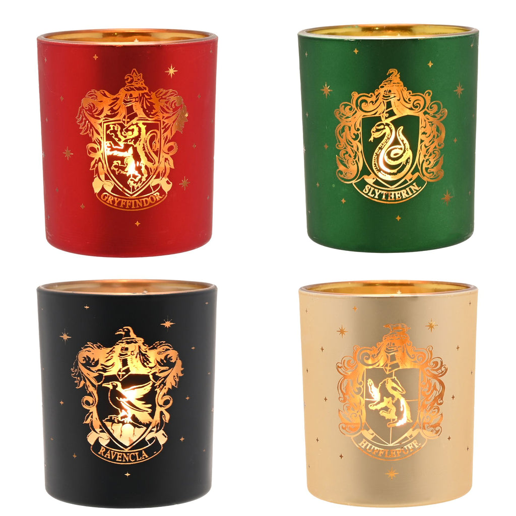 Set of 4 Harry Potter Alumni Tealight Holders - Houses