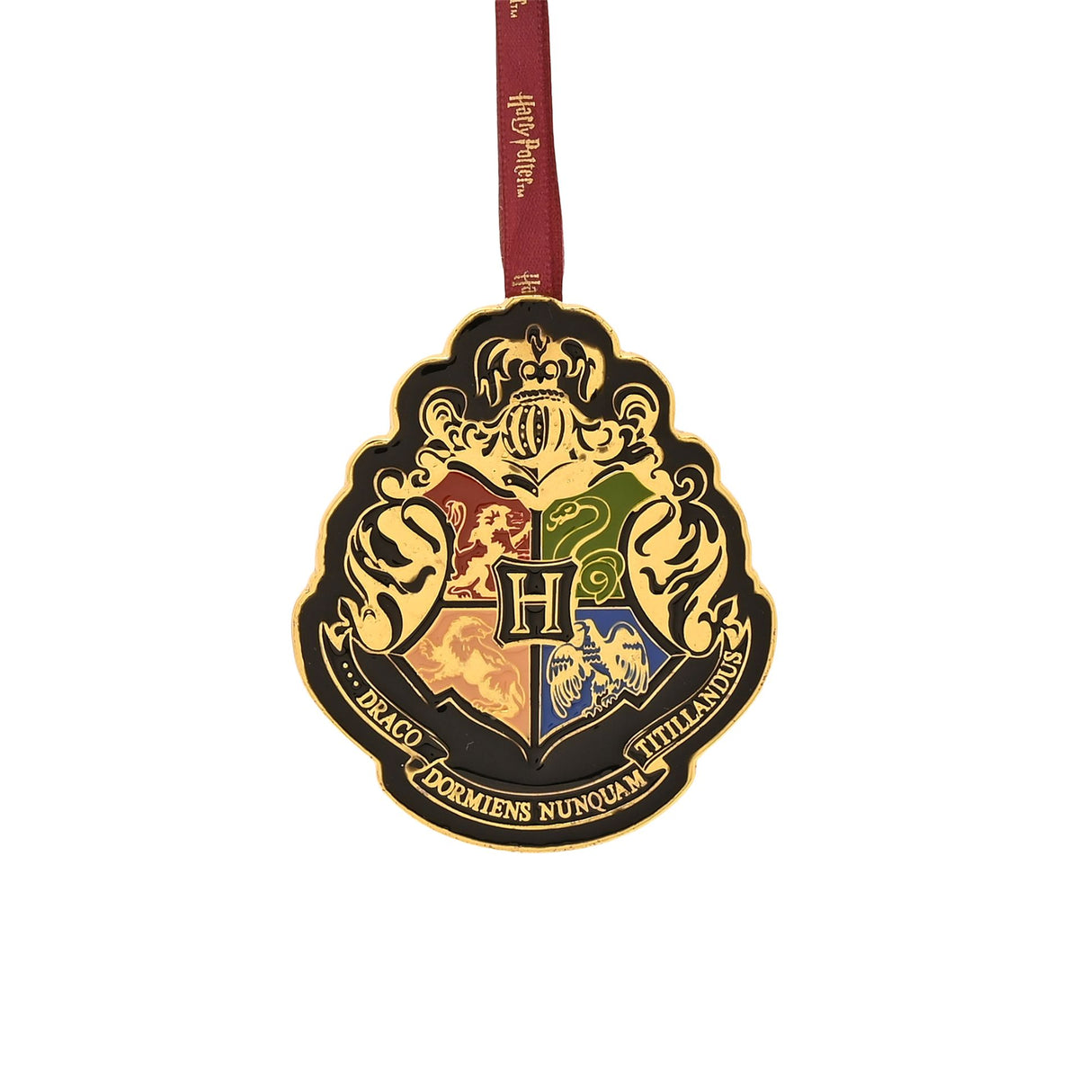 Harry Potter Alumni Metal Epoxy Hanging Dec - Hogwarts Crest