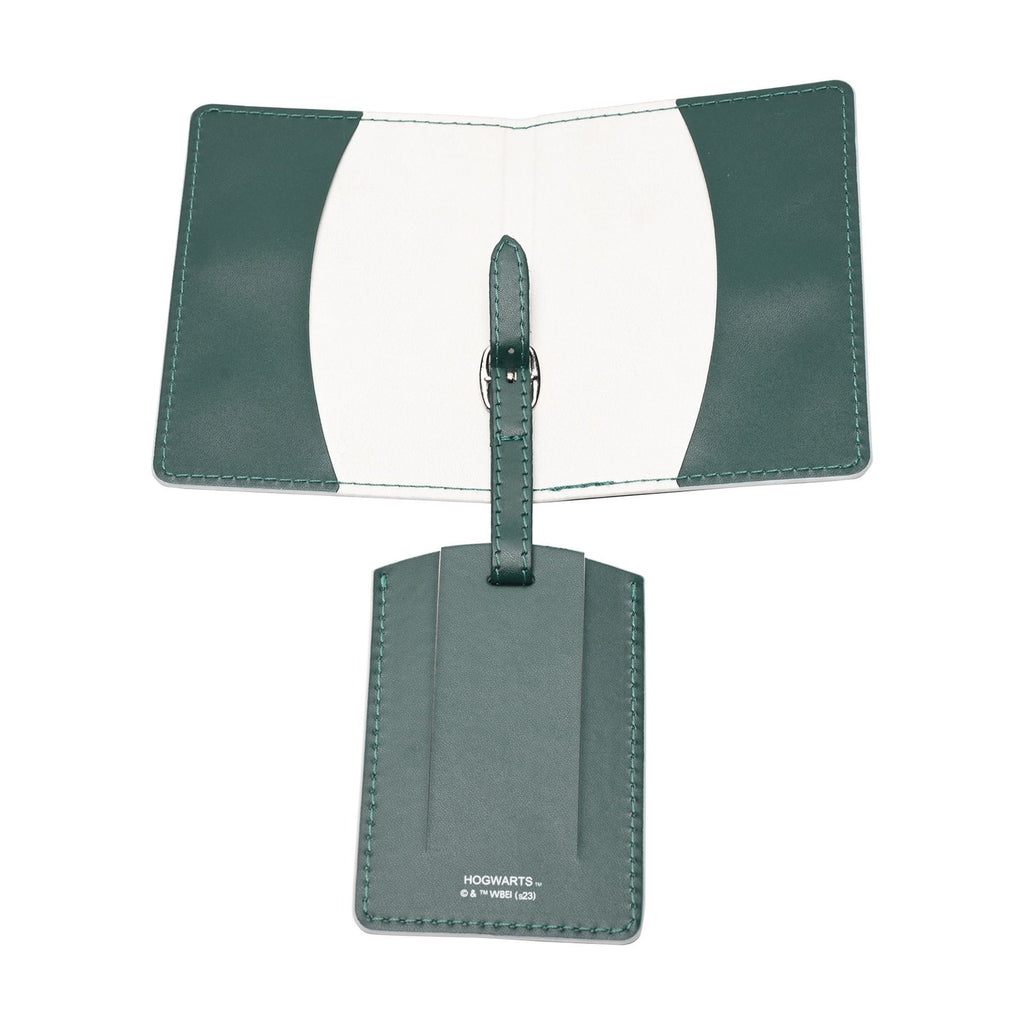 Warner Bros Harry Potter Alumni Passport Holder & Luggage Tag - Slytherin