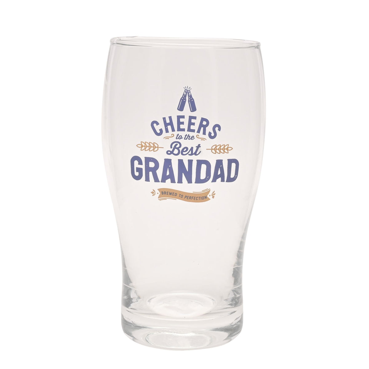 Well Crafted Pint Glass and Coaster Set - Grandad