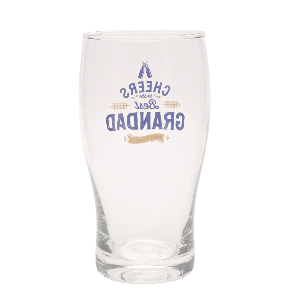 Well Crafted Pint Glass and Coaster Set - Grandad