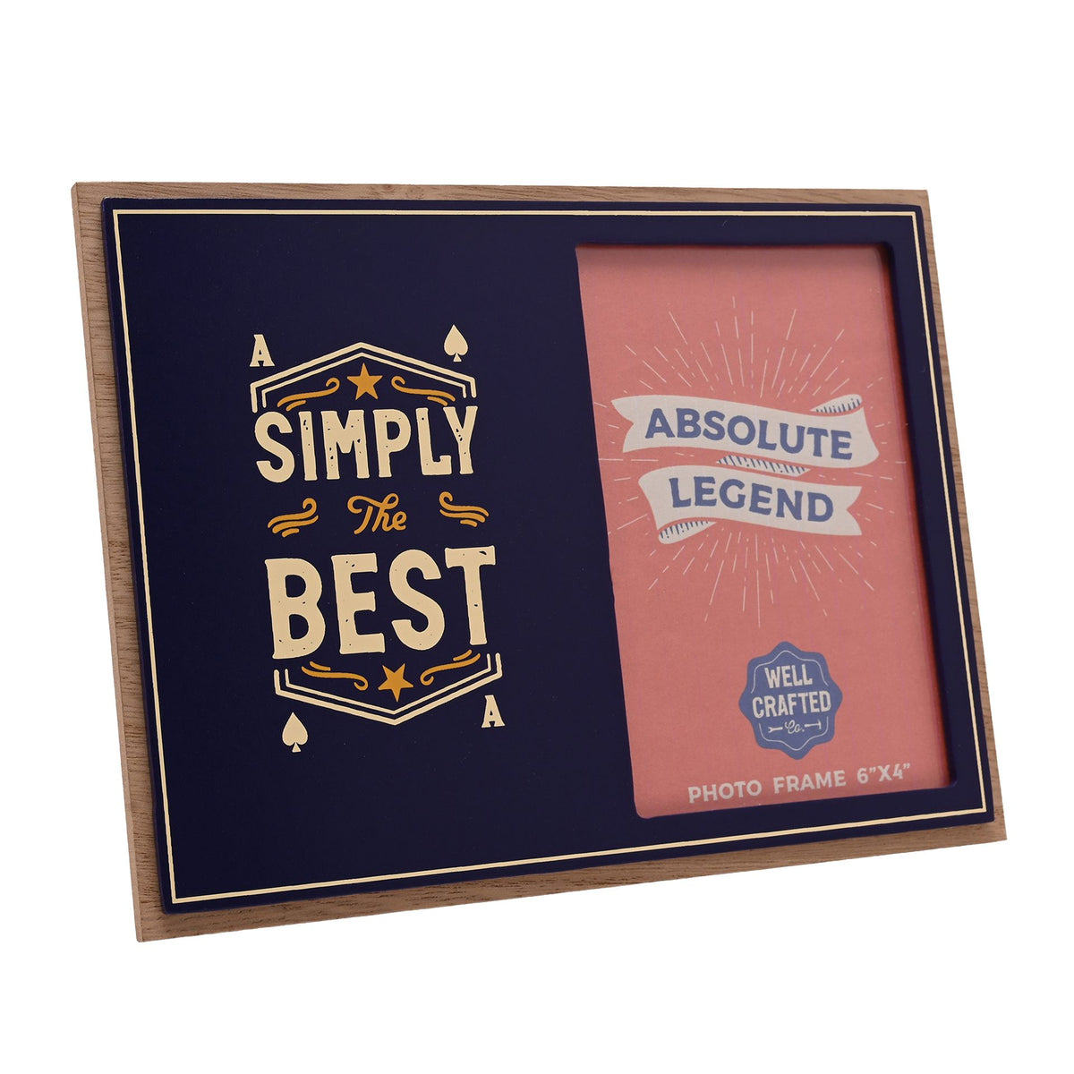 Well Crafted Photo Frame 4" x 6" - Simply The Best