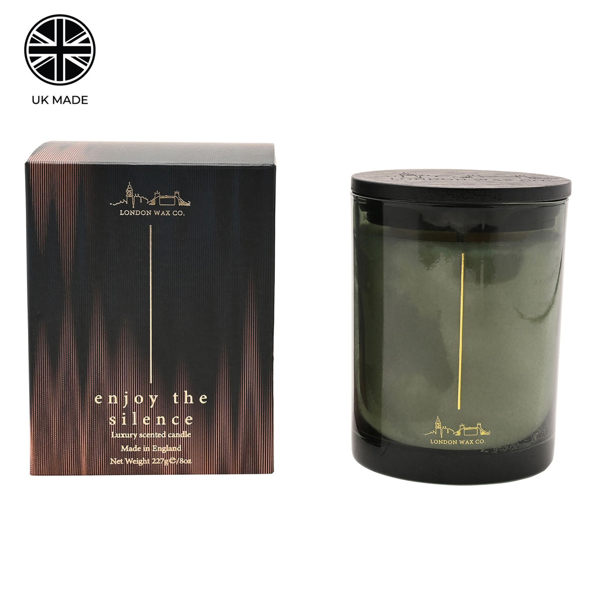 The London Wax Company Enjoy The Silence Boxed Candle 227g