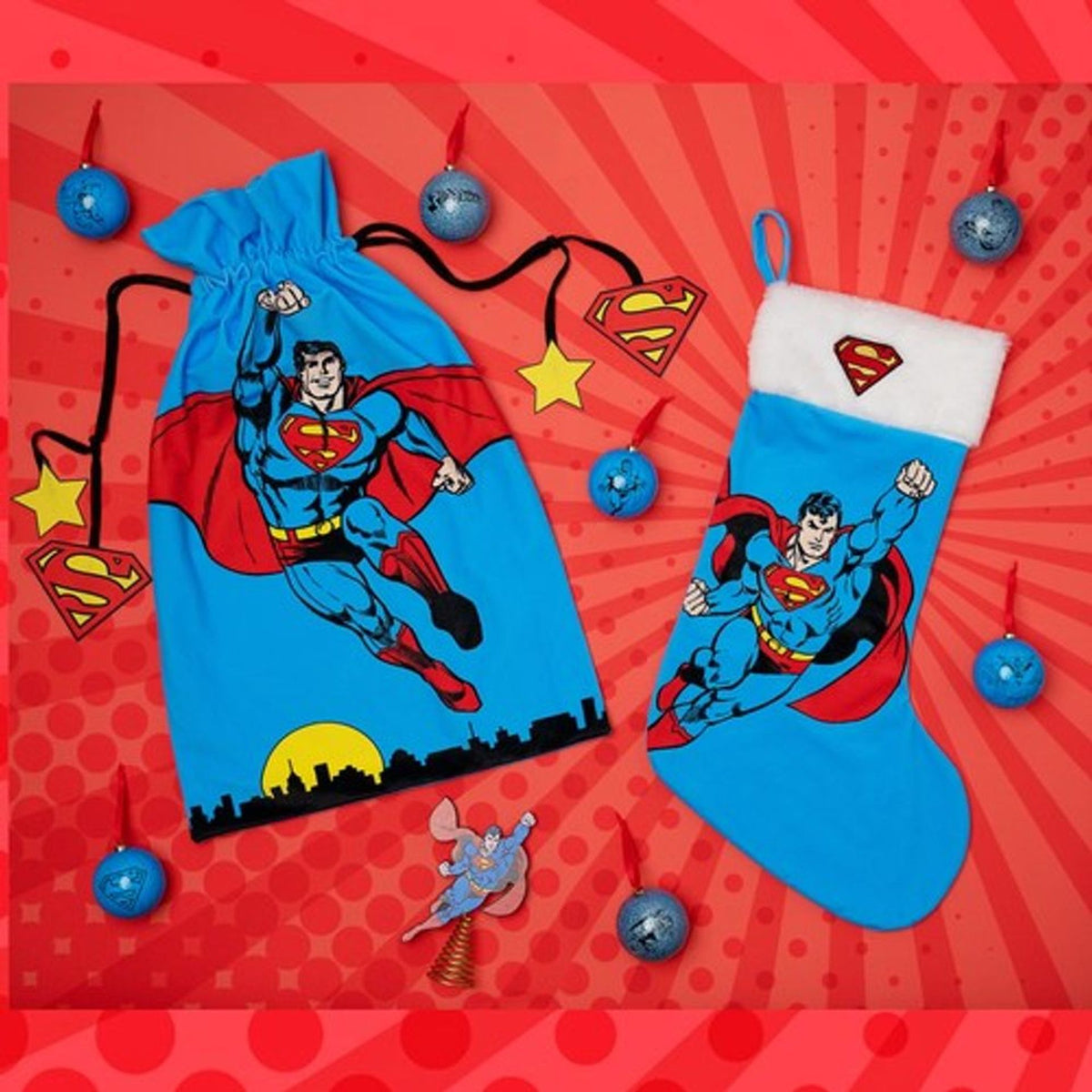 DC Comic Christmas Tree Topper - Superman - image 5
