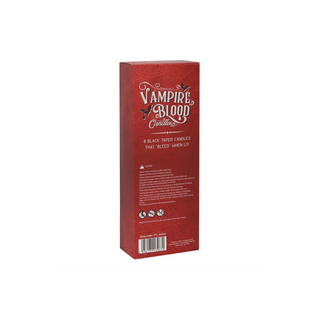 Set of 8 Vampire Blood Taper Candles - product image 5