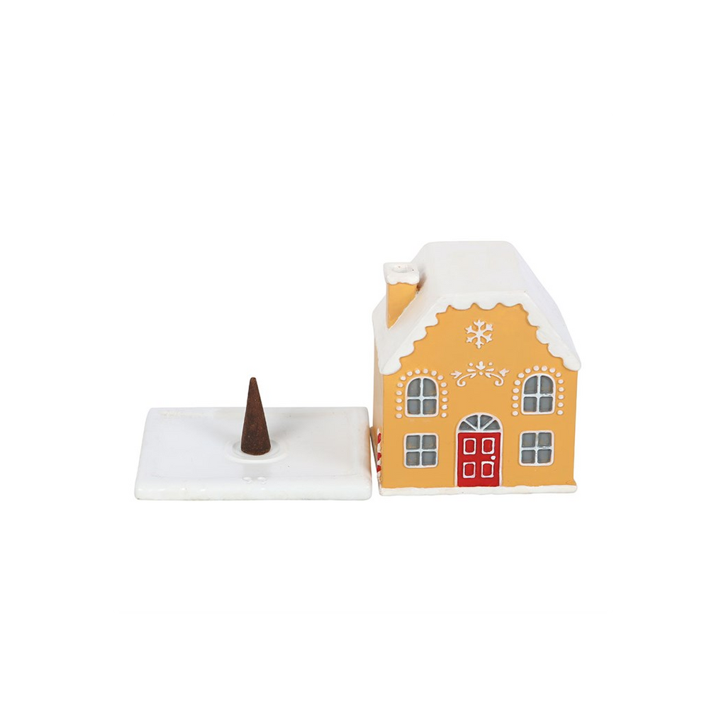 Candy Cane Gingerbread House Incense Cone Holder - product image 3