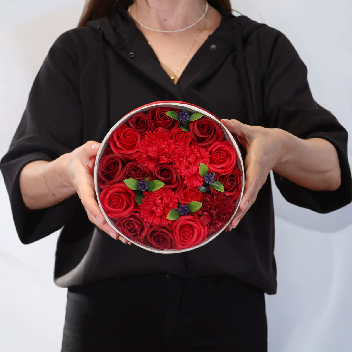 Round Box - Classic Red Roses product image 2
