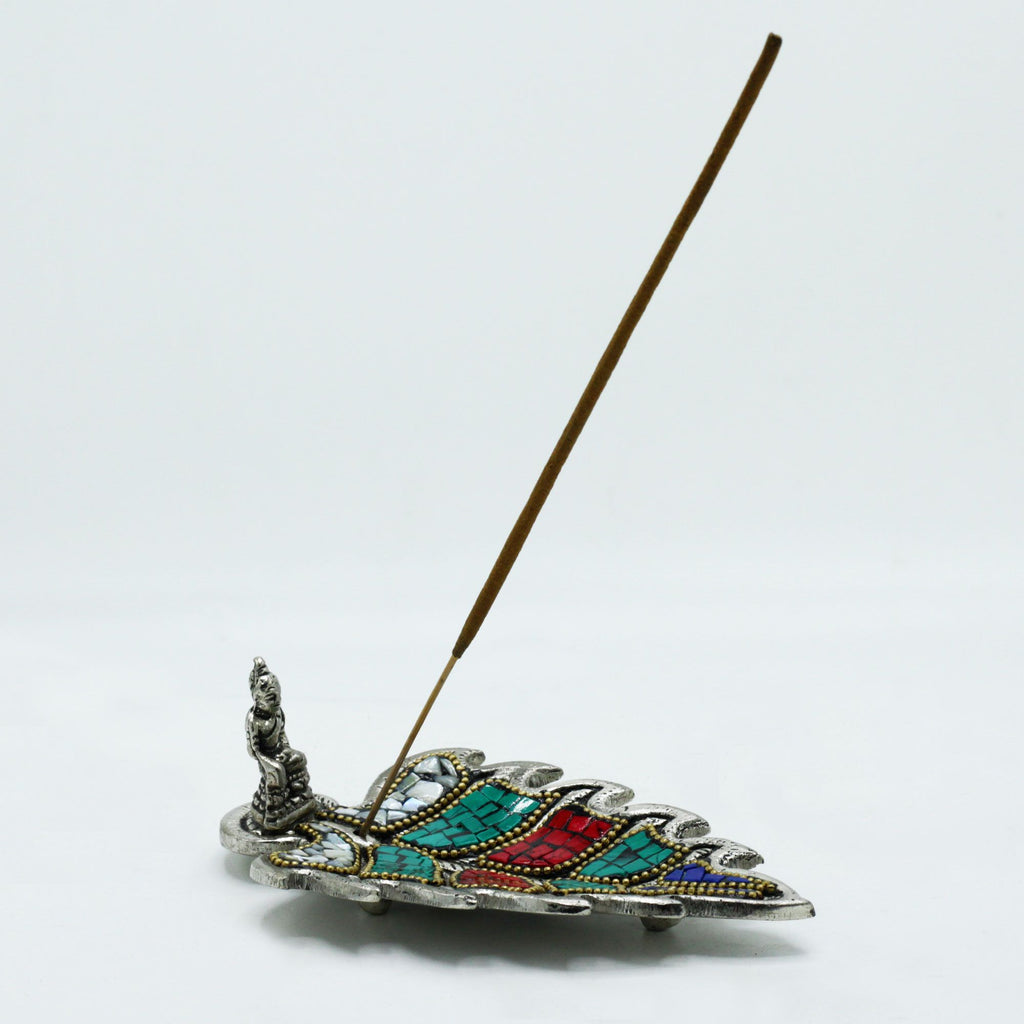 Buddha Leaf Tibetan Incense Holder product image 2