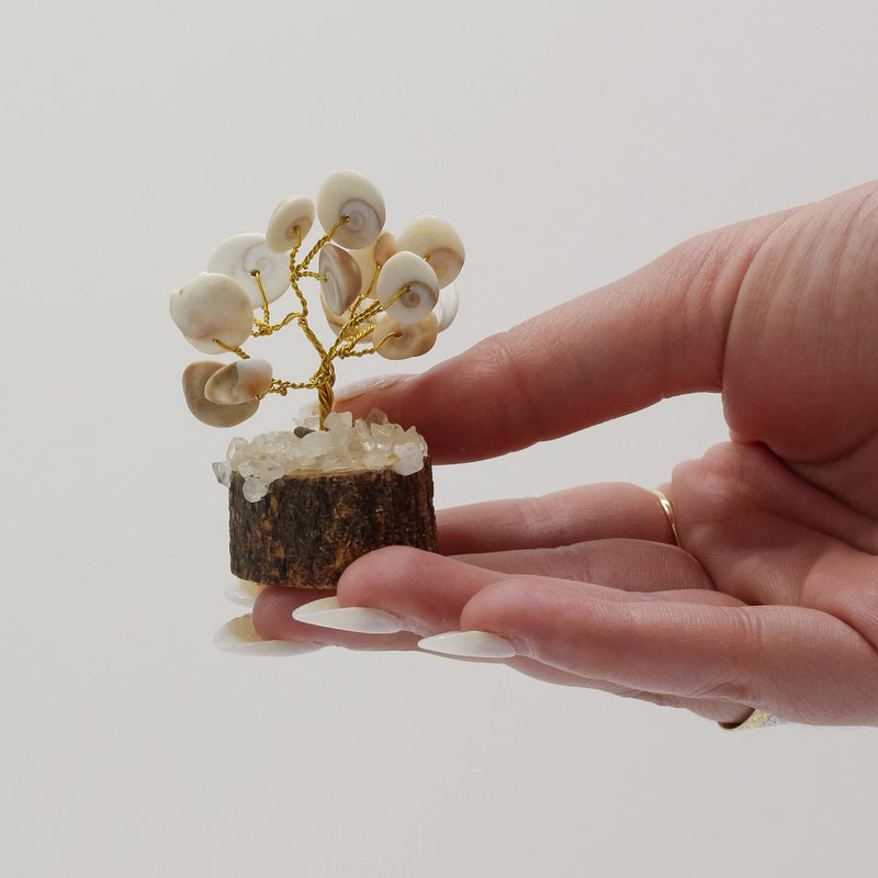 Small Gomati Chakra Circle Stone Tree with Rudraksha - (15 stones) product image