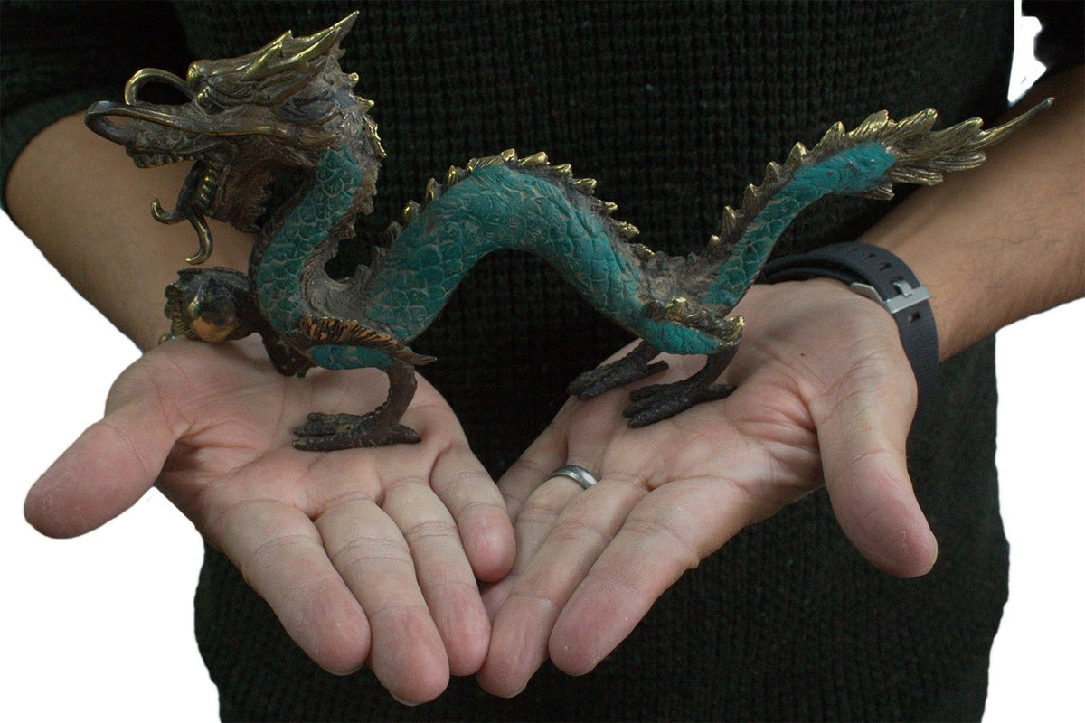 Fengshui - Med Dragon with Ball - 27cm product image
