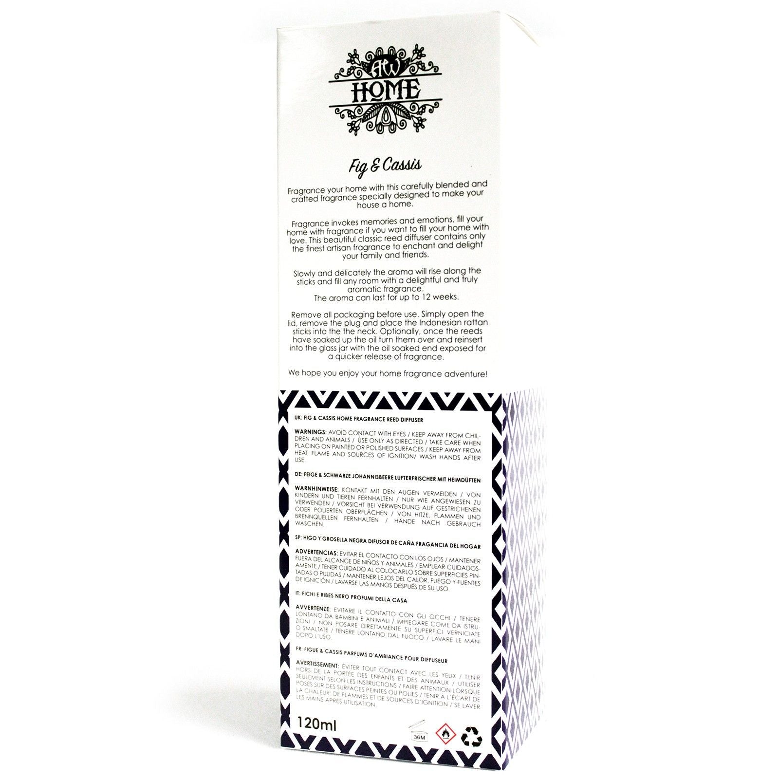 120ml Reed Diffuser - Fig & Cassis product image