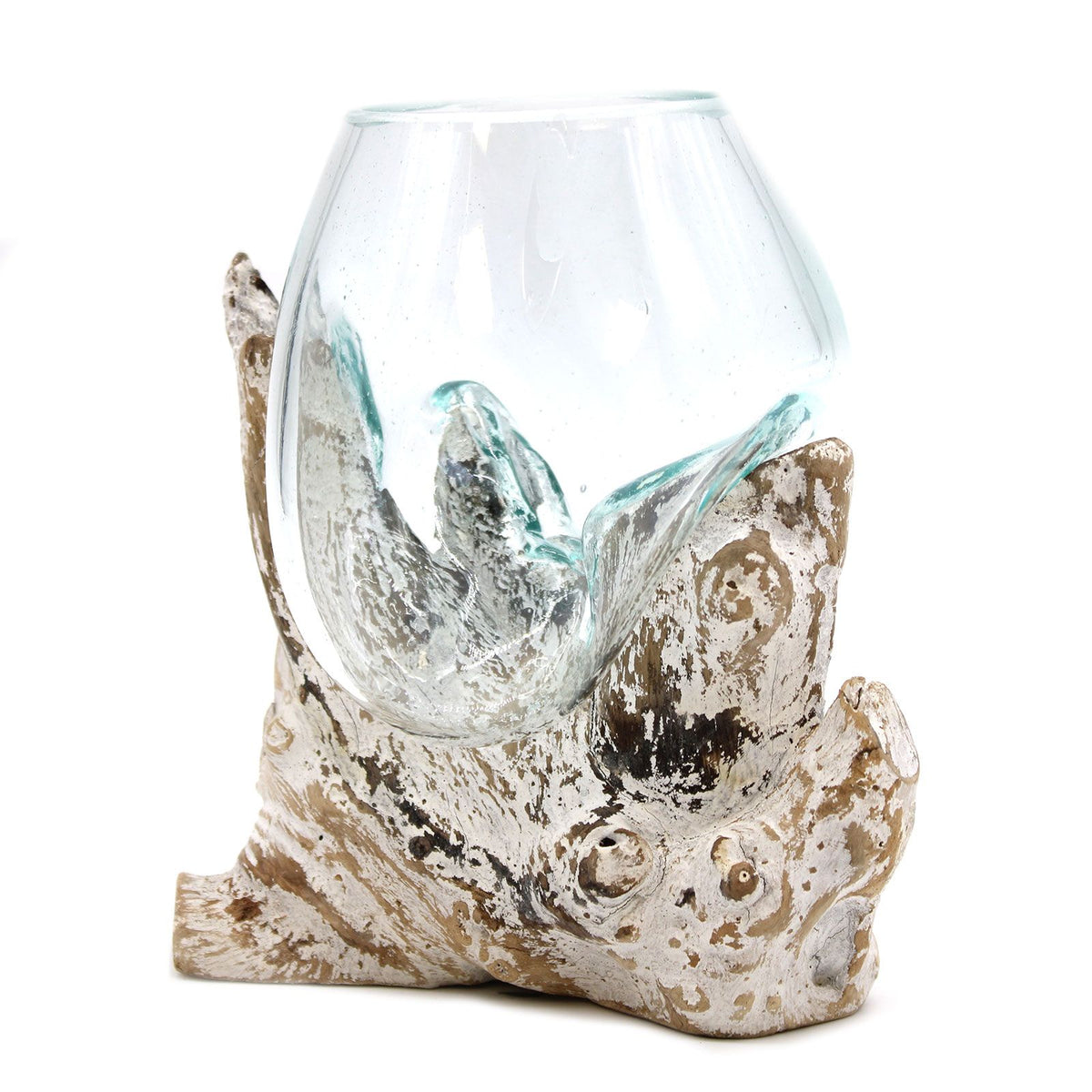 Molten Glass on Whitewash Wood - Medium Bowl product image 3