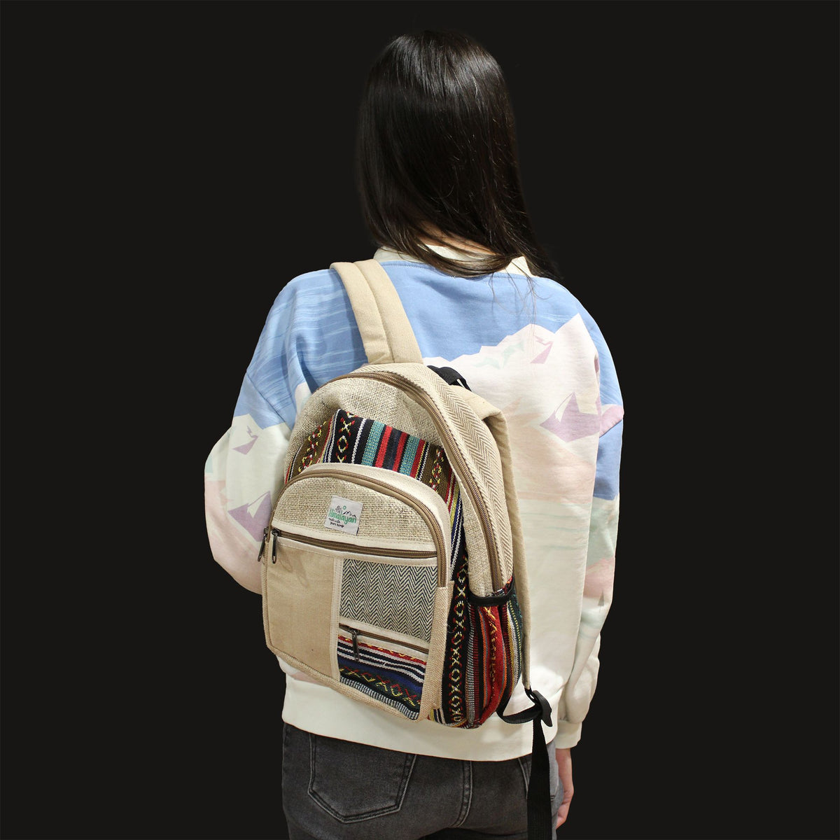 Small Backpack - Zig Zag Zips Style - product image 2