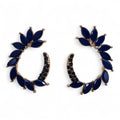 Royal Blue - Vintage Glass - Loop - Earrings product image