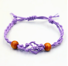 Gemstone Bracelet Cord - Purple product image 5