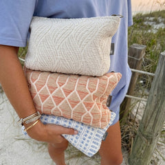 Nomad Sari Indian Jacquard Toiletry Bag - Rose Lattice product image 9