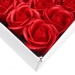Craft Soap Flowers - Med Rose - Red product image 5