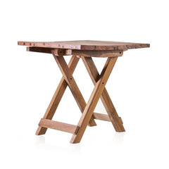 Square Folding Coffee Table - 50cm - Recycled Wood product image 2