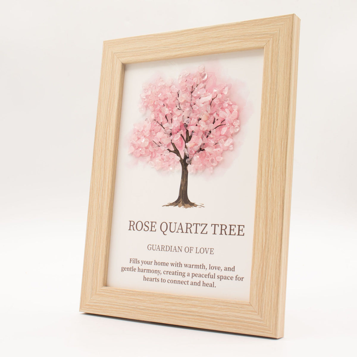 Gemstone Picture - Tree of Life - Rose Quartz (20x14.7x1cm) product image 4