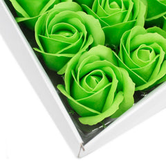 Craft Soap Flowers - Med Rose - Green product image 3