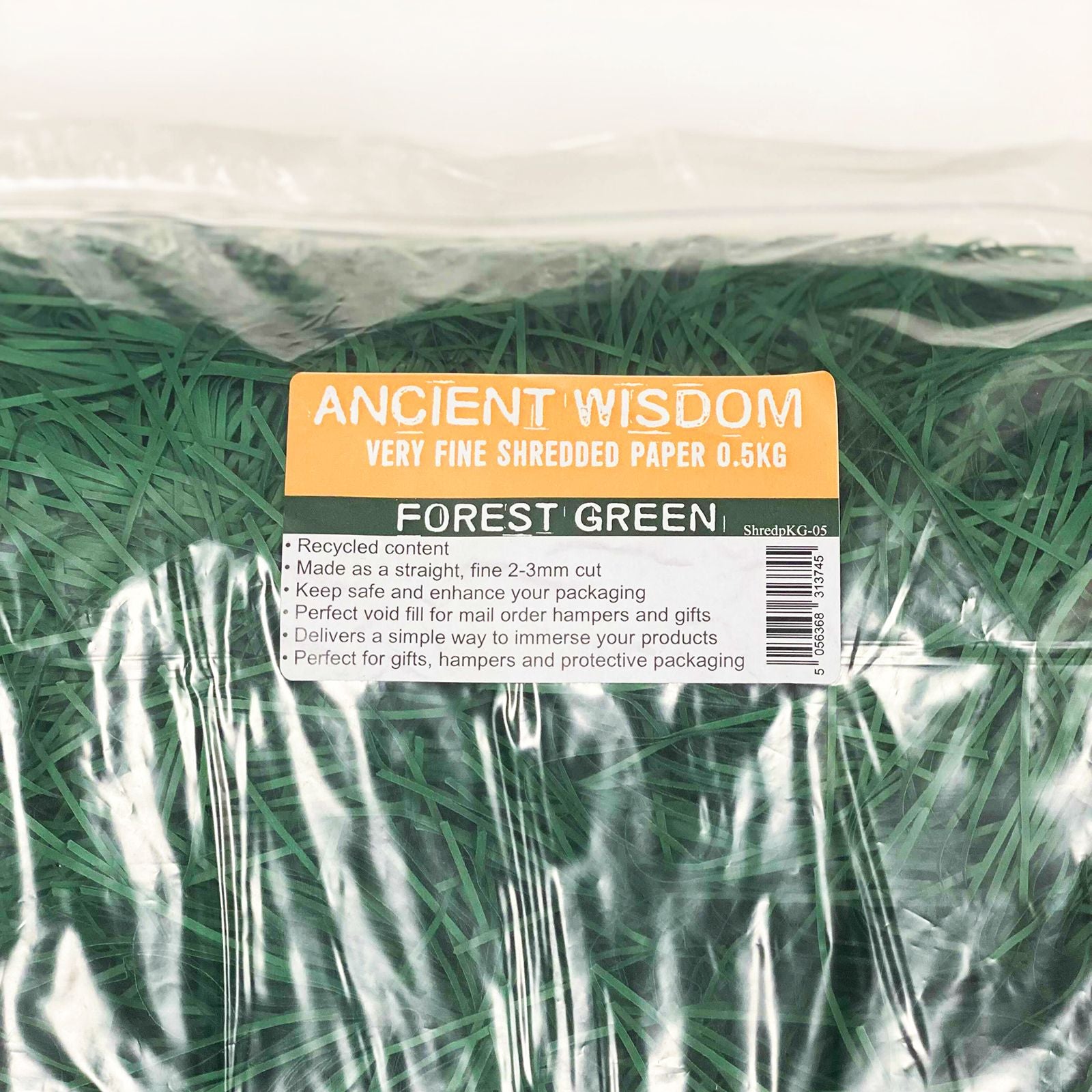 Very Fine Shredded paper - Forest Green (0.5KG) product image