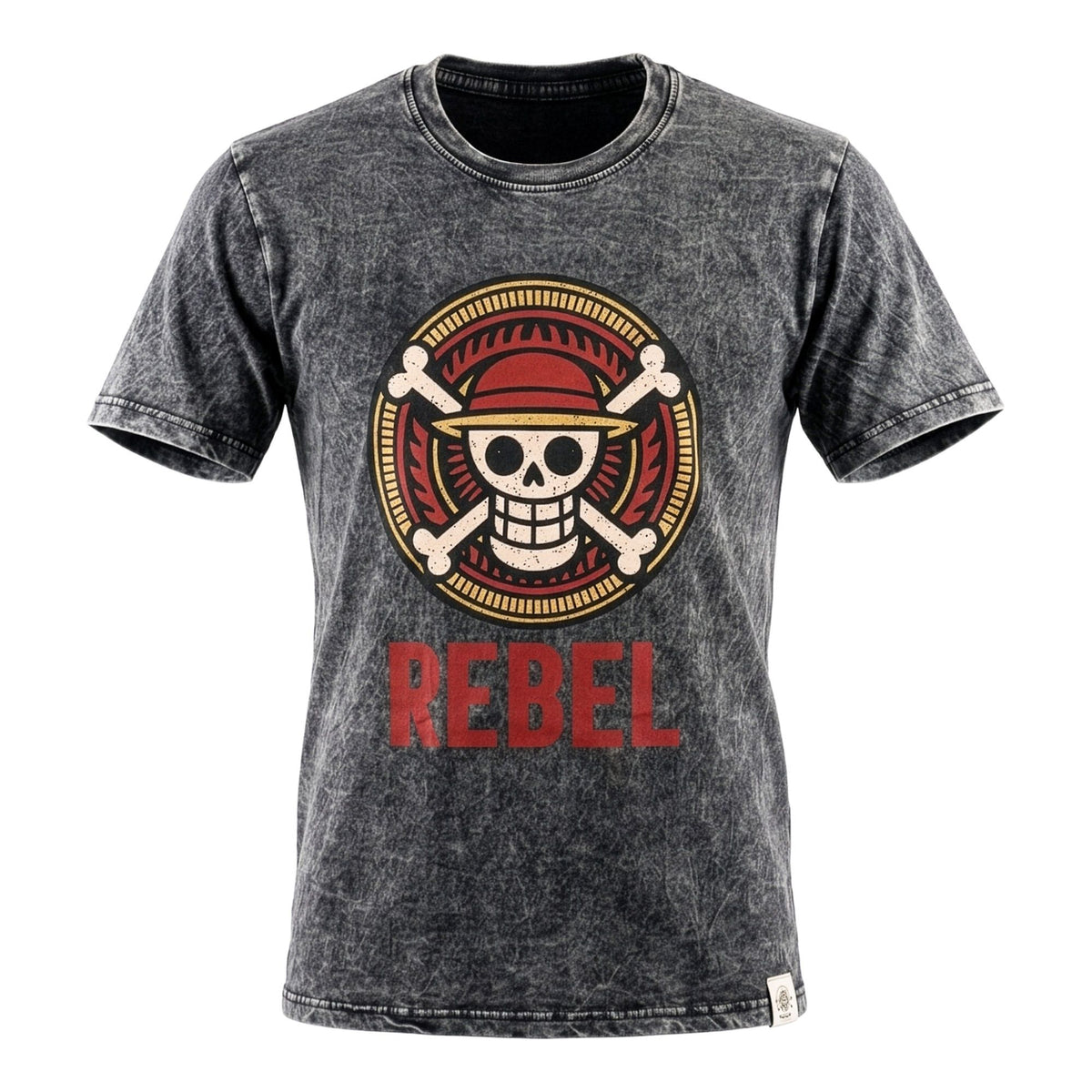 Nomad Sari Stonewashed Cotton T-Shirt - Rebel - Charcoal - Medium product image 3