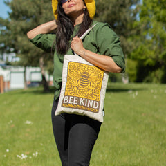 Nomad Sari Iconic Toni Tote Bag - Bee Kind - Natural 10oz product image 8