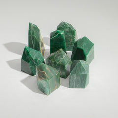 Gemstone Points approx 6cm (0.5KG) - Indian Jade (approx 8 pieces) product image 3