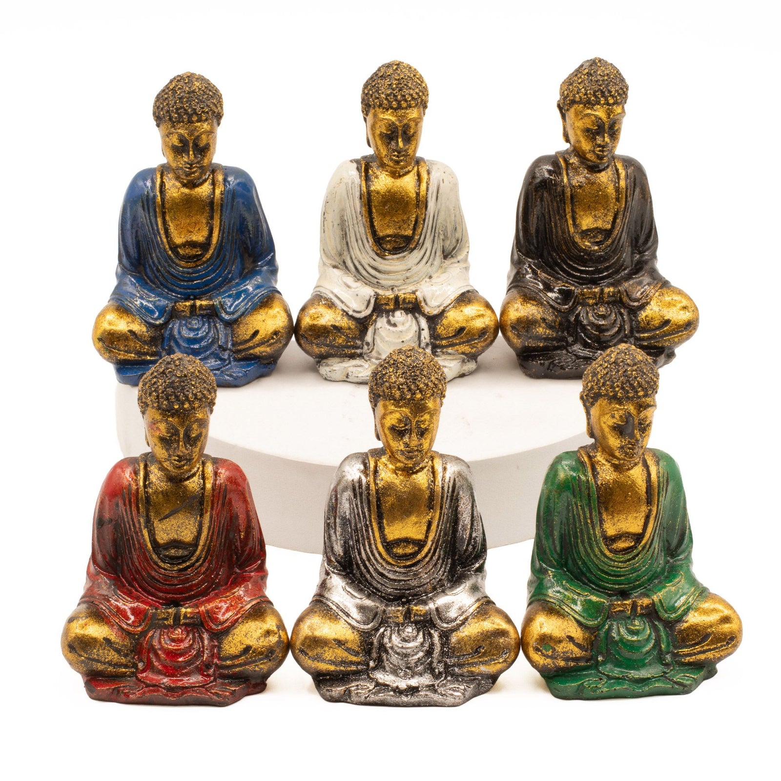 Gold Mini Buddha (Assorted Colours) product image