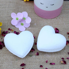 Love Heart Bath Bomb 70g - Coconut product image 3