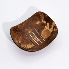 Natural Coconut Soap Dish - Oblong - 11cm product image 2