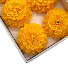 Craft Soap Flower - Small Chrysanthemum - Yellow product image 3