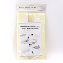 Flat Pack Gift Box - Medium Square (20x18.2x8cm) - Ivory product image 2