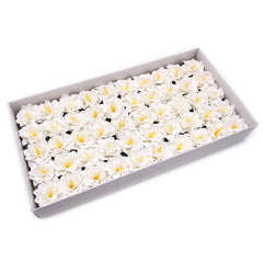 Craft Soap Flower - Small Peony - White product image 2