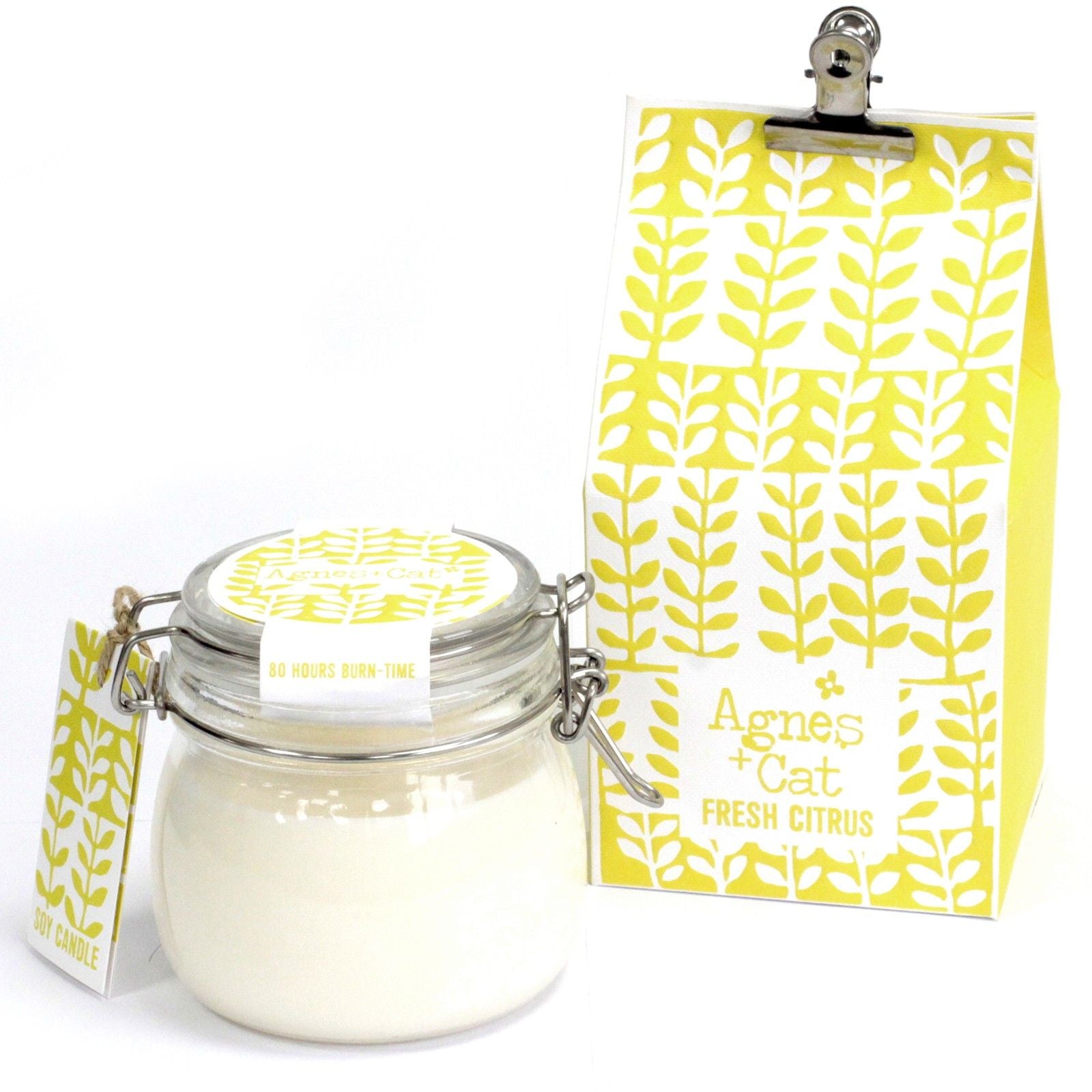 Agnes + Cat Kilner Jar Candle - Fresh Citrus product image