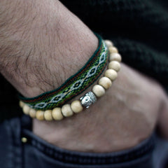 Fragrant Sandal Beads & Buddah Bangle product image