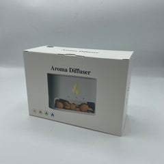 White Blaze Aroma Diffuser - Himalayan Salt Chamber - USB-C - Flame Effect (Salt included) product image 8