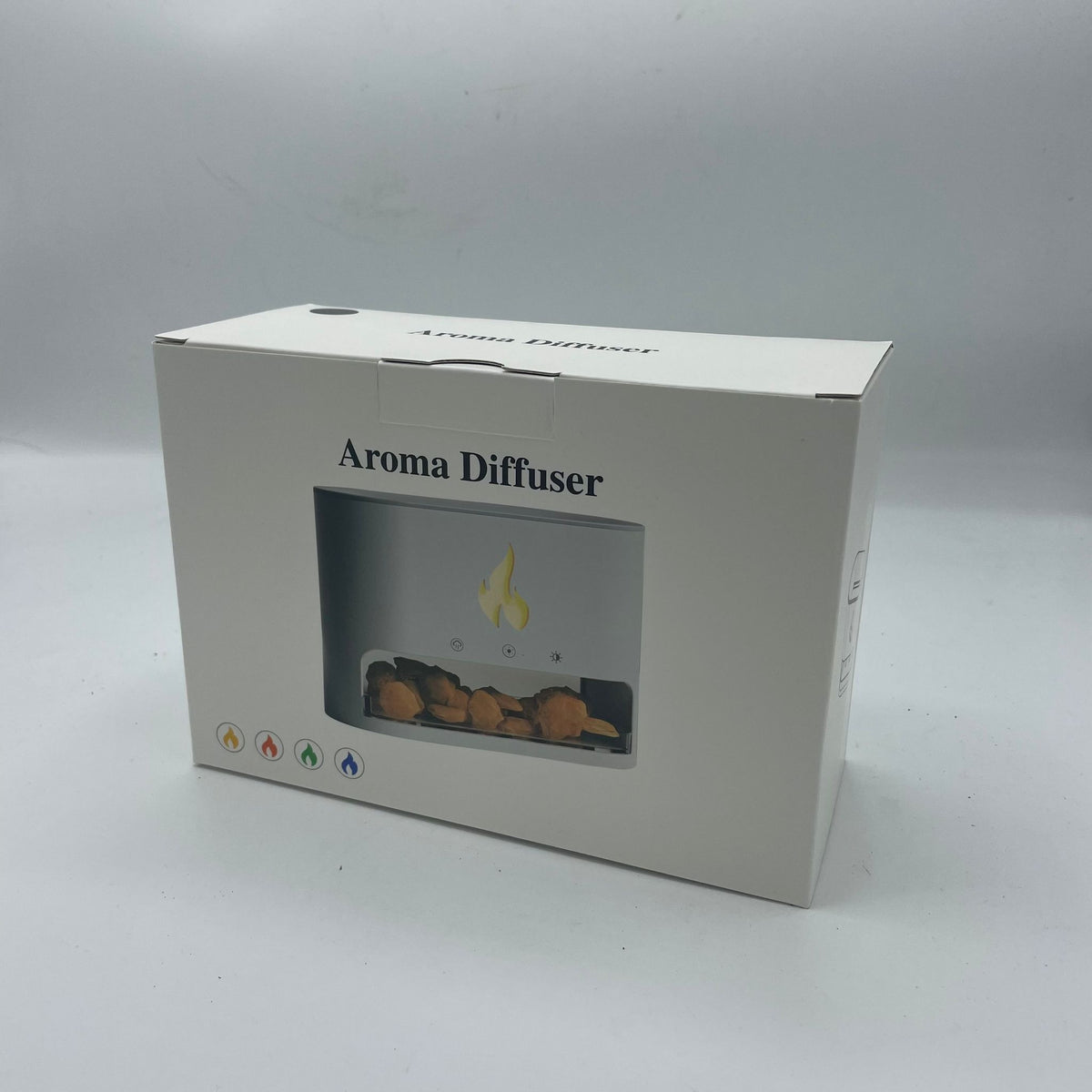 White Blaze Aroma Diffuser - Himalayan Salt Chamber - USB-C - Flame Effect (Salt included) product image 8