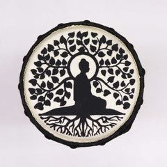 Buddha Wide Top Djembe Drum - 13cm product image 5