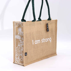 Hop Hare Jute Big Bag - I am Strong product image