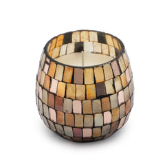 Small Glass Jar Candles - Amber Mosaic