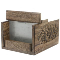 Carved Mango Wood Cutter For Soap Loaves product image