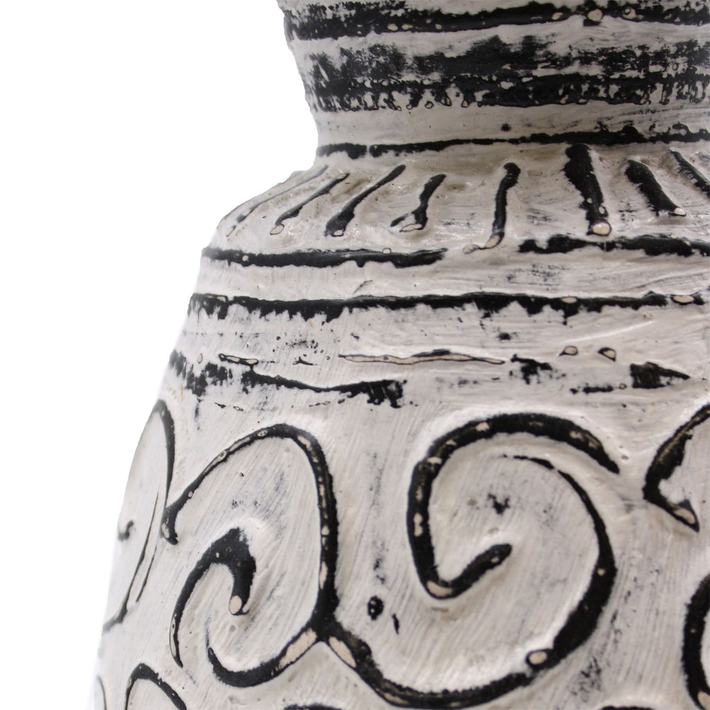 Swirls Shaped Vase - Cream product image 6