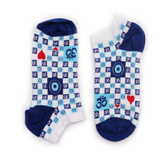 S/M Hop Hare Bamboo Socks Low (3.5-6.5) - Ohm Evil Eye product image