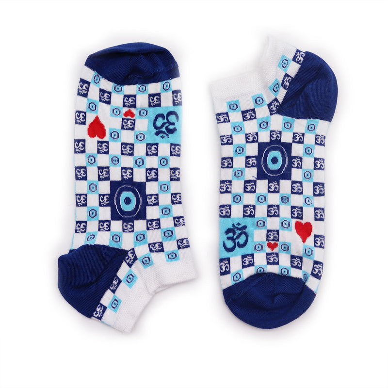 S/M Hop Hare Bamboo Socks Low (3.5-6.5) - Ohm Evil Eye product image