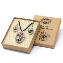 Pressed Flowers - Tree of Life set - Pink product image