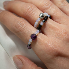 Nymph Spirit Gemstone Ring Set - Full Moon product image 9