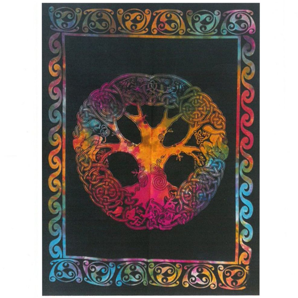 Cotton Wall Art - Tree with Adam & Eve product image